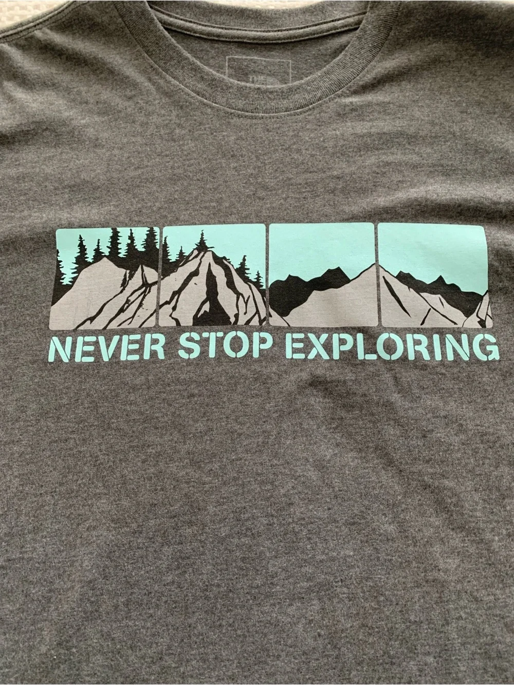 The North Face Men’s Never Stop Exploring Gray T-Shirt Size Small